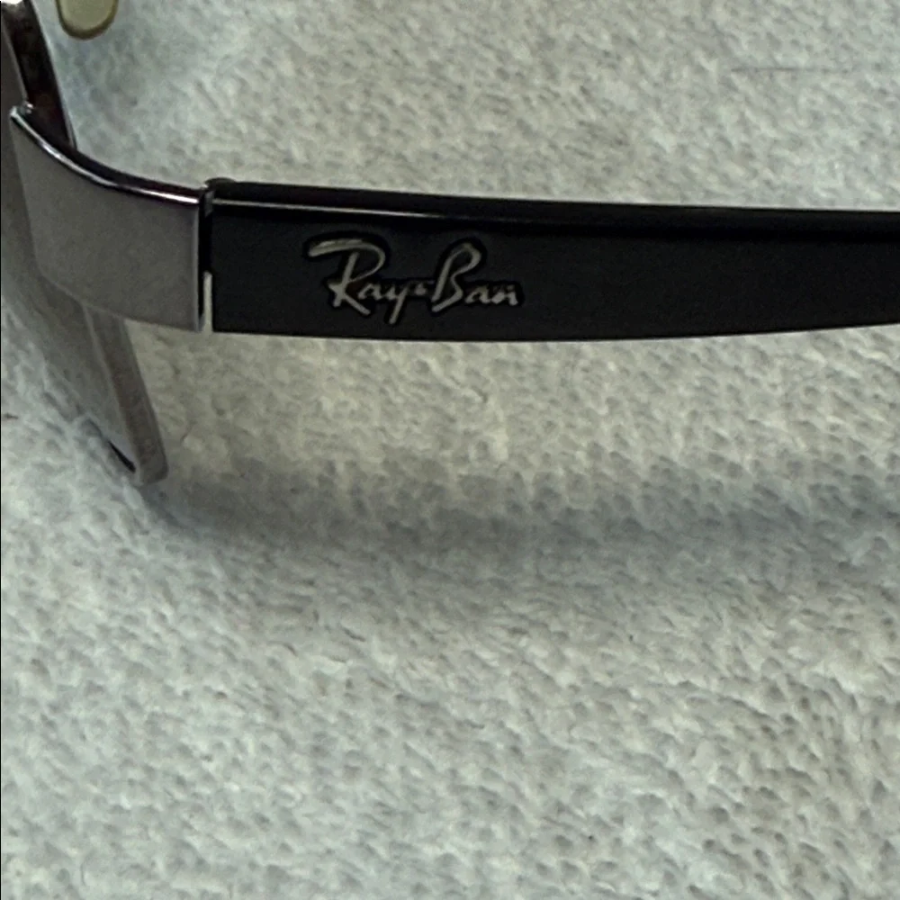 Ray Ban RB 3386 Black Silver Wrap Sunglasses